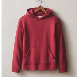 NEW American Giant Pullover Hoodie Womens Medium Red Cotton Made in USA